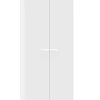 Armoire placard / meuble de rangement coloris blanc - Hauteur 180 x Longueur 79 x Profondeur 52 cm