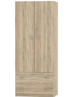 Armoire placard / meuble de rangement coloris Cambrian - Hauteur 180 x Longueur 74 x Profondeur 50 cm