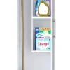 Armoire, placard de rangement avec 1 porte coloris blanc - longueur 35 x profondeur 32 x hauteur 170 cm