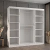 Armoire Plecionka 2 a portes coulissantes H. 200 x L. 180 x P. 62 2 portes