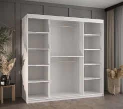 Armoire Plecionka 2 a portes coulissantes H. 200 x L. 180 x P. 62 2 portes
