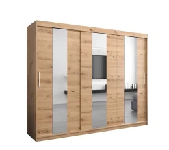 Armoire Pole à portes coulissantes H. 200 x L. 250 x P. 62, 3 portes