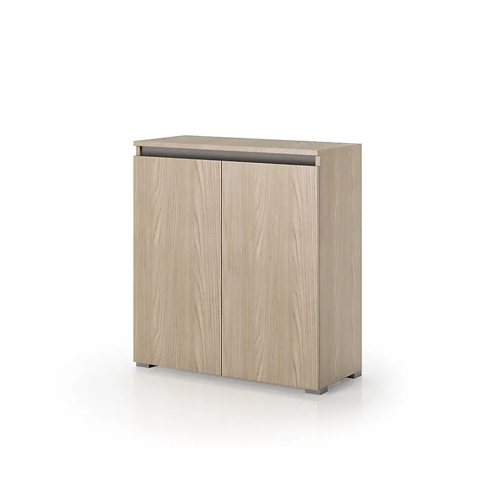 Armoire Polyvalente Avec Portes En Bois D'orme