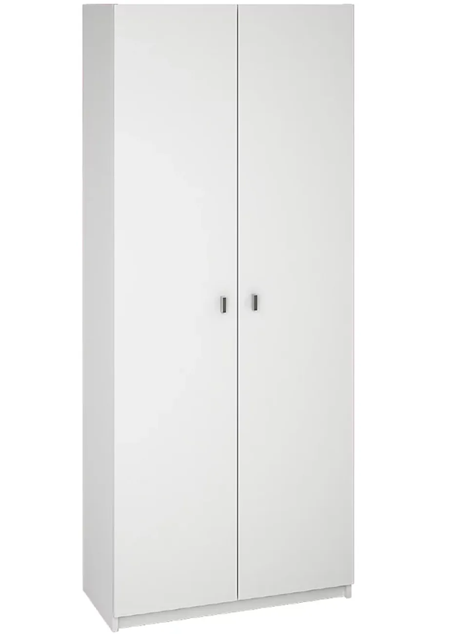 Armoire polyvalente coloris blanc - Hauteur 180 x Longueur 75 x Profondeur 35.6 cm