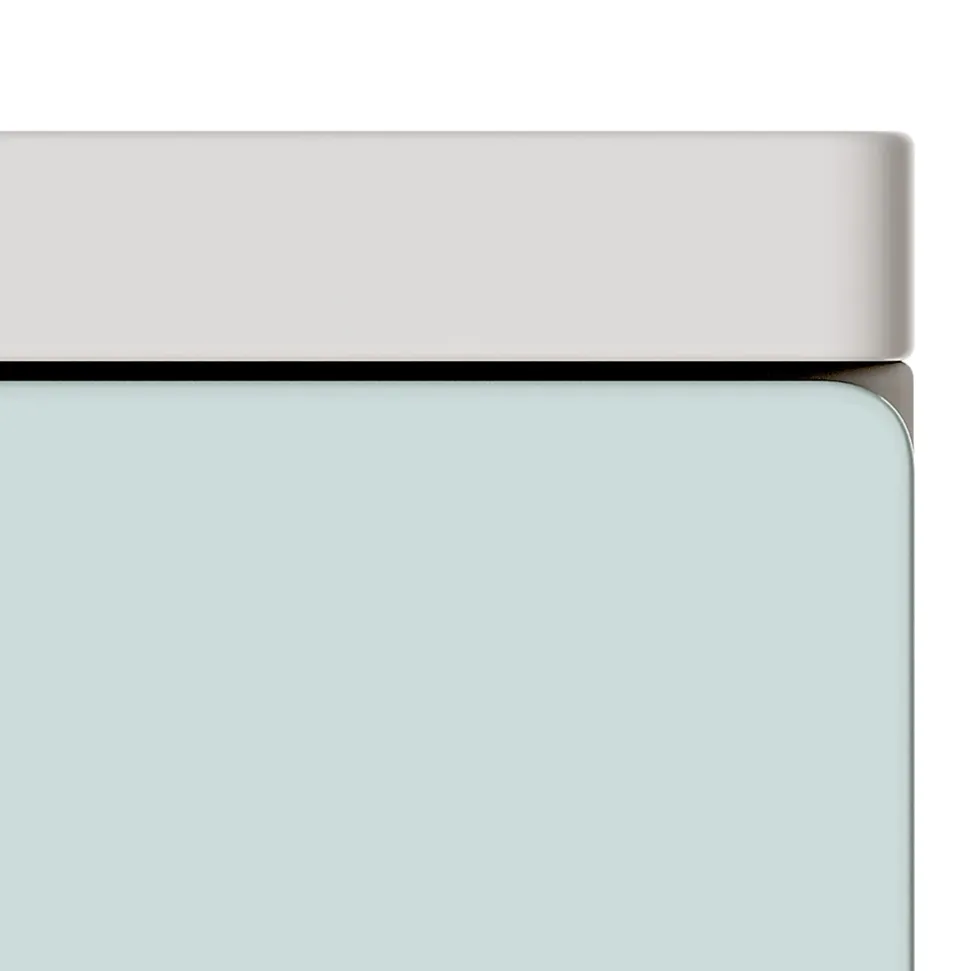 Armoire pour enfants Sandnes 123 x 60 x 40 cm blanc vert menthe en.casa