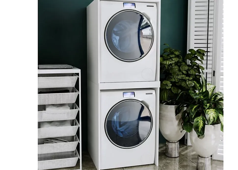 Armoire pour machine à laver et sèche-linge RAUMHIRSCH Meuble compact pour laverie