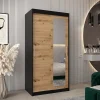 Armoire Promo T2 a portes coulissantes H. 200 x L. 100 x P. 62 2 portes
