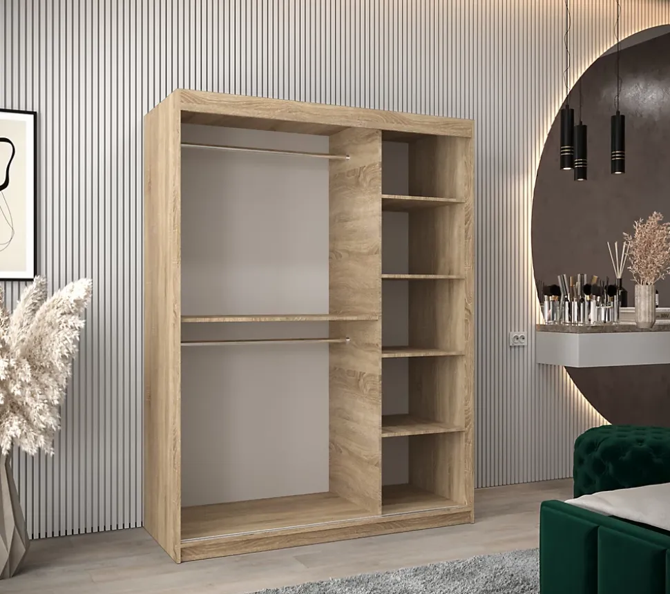 Armoire Promo V2 a portes coulissantes H. 200 x L. 150 x P. 62 2 portes