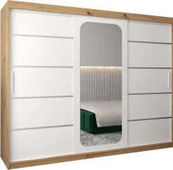 Armoire Promo V2 a portes coulissantes H. 200 x L. 250 x P. 62 3 portes