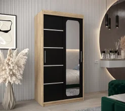 Armoire Promo V2 a portes coulissantes H. 200 x L. 100 x P. 62 2 portes