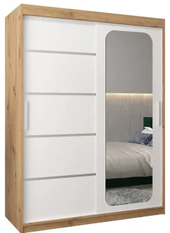 Armoire Promo V2 a portes coulissantes H. 200 x L. 150 x P. 62 2 portes