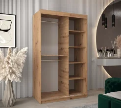 Armoire Promo V2 a portes coulissantes H. 200 x L. 120 x P. 62 2 portes