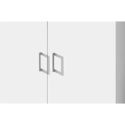 Armoire REY 2 portes 80x180 cm Blanc Moderne