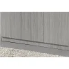 Armoire REY 3 portes 120x180 cm Chene gris Style scandinave