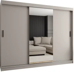 Armoire Rubino T1 a portes coulissante H. 200 x L. 250 x P. 62, 3 portes