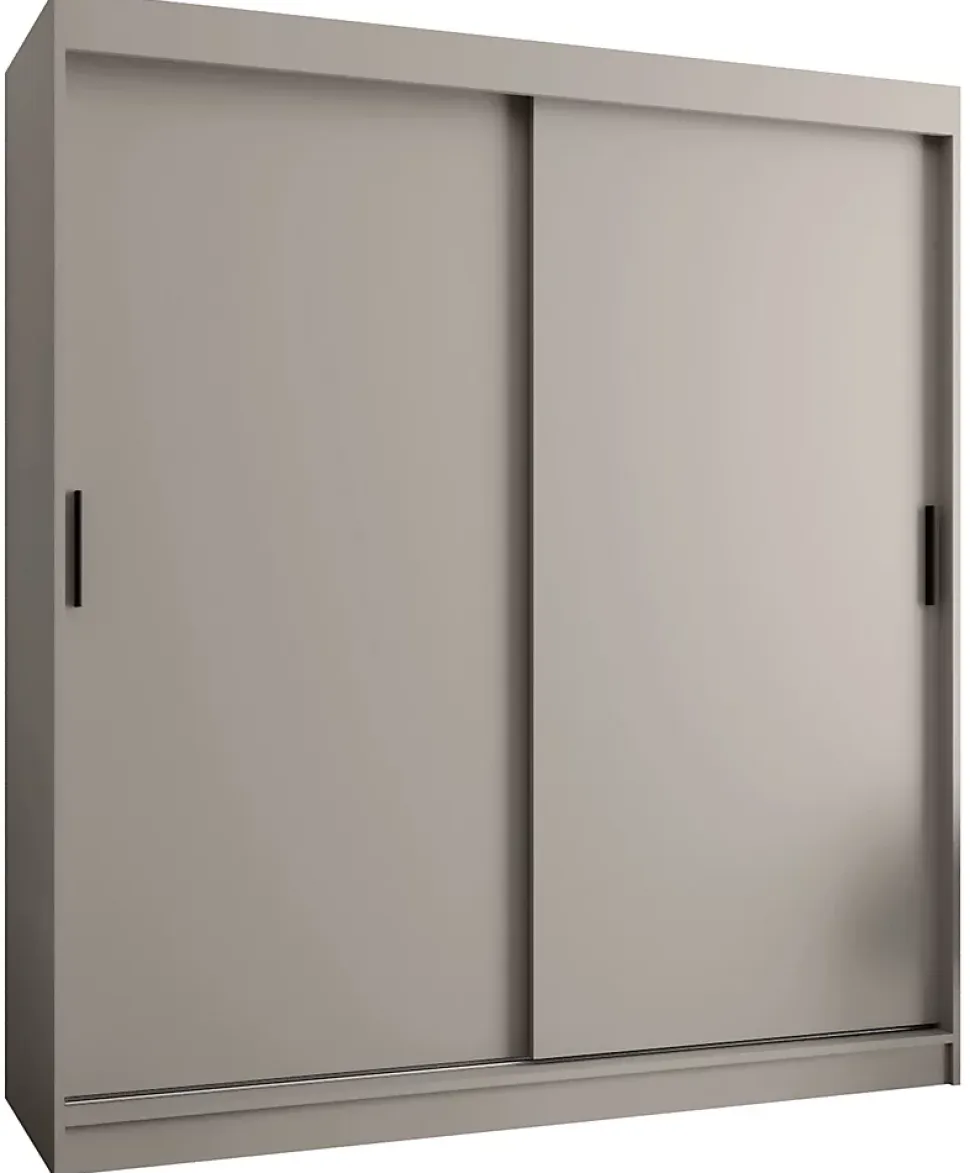 Armoire Rubino T a portes coulissante H. 200 x L. 180 x P. 62, 2 portes