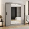 Armoire Rubino T1 a portes coulissante H. 200 x L. 180 x P. 62, 2 portes