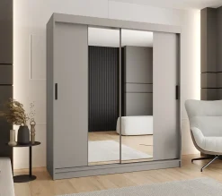 Armoire Rubino T1 a portes coulissante H. 200 x L. 180 x P. 62, 2 portes