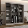 Armoire Rubino V4 a portes coulissante H. 200 x L. 180 x P. 62, 2 portes