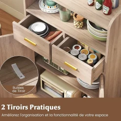 Armoire Salle de Bain avec Miroir HD Antibuée, avec Lumière LED Couleur,Luminosité Réglables,avec Double Porte et Étagères(Gris)