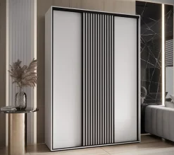 Armoire Sapporo 1 a portes coulissantes H. 205,2 x L. 180 x P. 45 3 portes