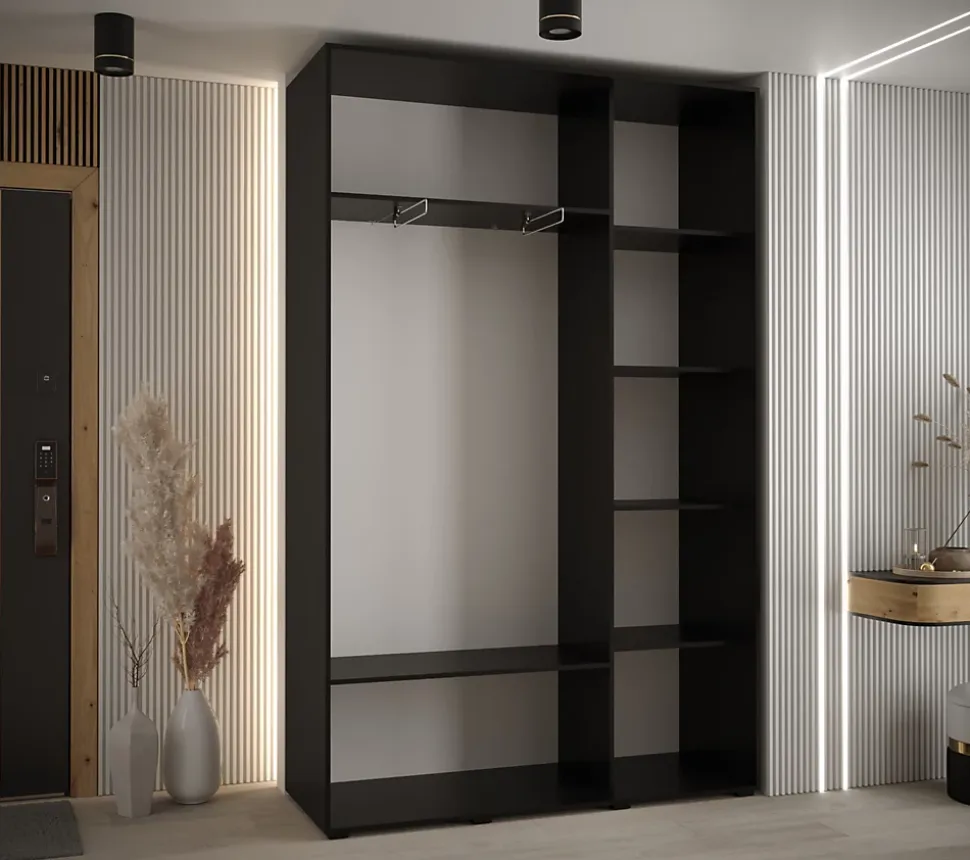 Armoire Sapporo 2 a portes coulissantes H. 205,2 x L. 150 x P. 45 3 portes