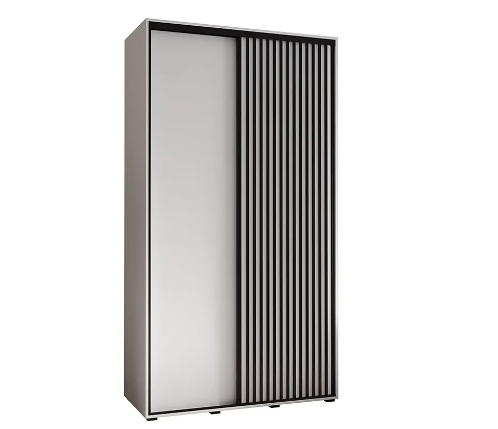Armoire Sapporo 1 a portes coulissantes H. 205,2 x L. 140 x P. 60 2 portes