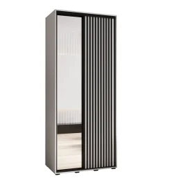 Armoire Sapporo 2 a portes coulissantes H. 205,2 x L. 110 x P. 60 2 portes