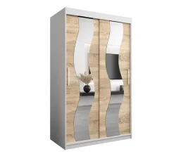 Armoire SEWILLA à portes coulissantes H. 200 x L. 120 x P. 62, 2 portes