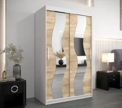 Armoire SEWILLA à portes coulissantes H. 200 x L. 120 x P. 62, 2 portes