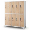 Armoire sociale à 10 portes BARTEK, 1360 x 1720 x 450 mm beige
