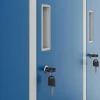 Armoire sociale à 10 portes BARTEK, 1360 x 1720 x 450 mm bleu