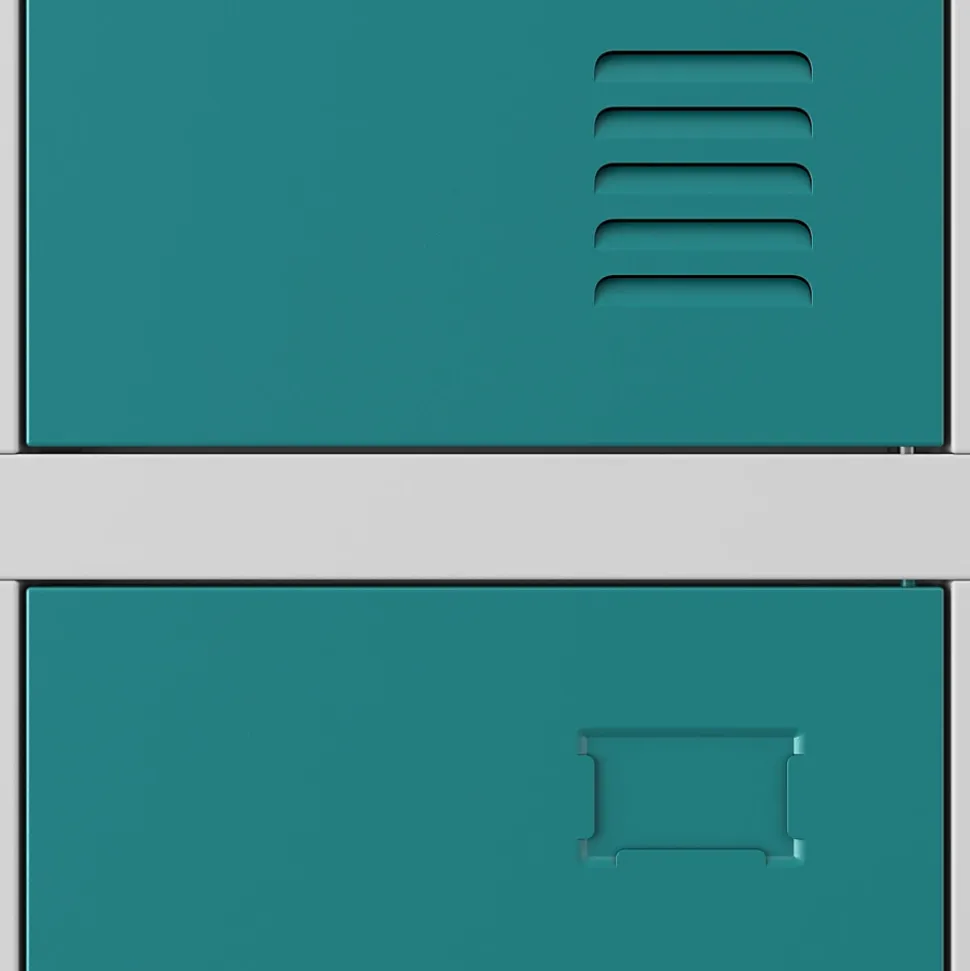 Armoire sociale BHP IGOR, 900 x 1850 x 450 mm multicolore