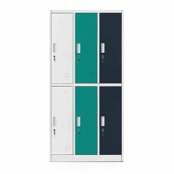 Armoire sociale BHP IGOR, 900 x 1850 x 450 mm multicolore