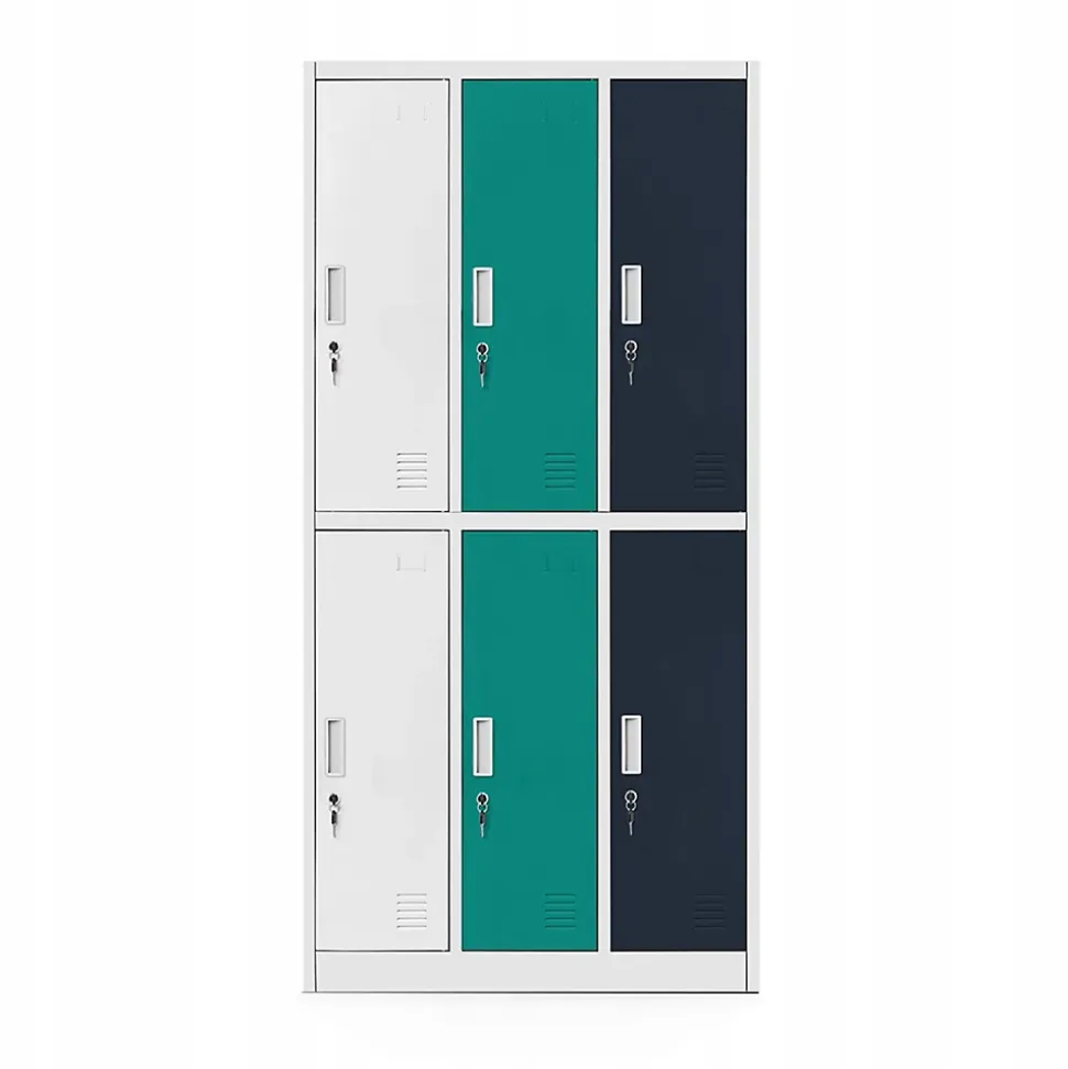 Armoire sociale BHP IGOR, 900 x 1850 x 450 mm multicolore
