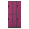 Armoire sociale BHP IGOR, 900 x 1850 x 450 mm violet