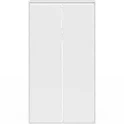 Armoire sous pente 2 portes TOMI 60 x 50 x 70/110 cm blanc