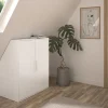 Armoire sous pente 2 portes - Blanc - ADEZIO
