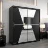 Armoire TOKYO 3 à portes coulissantes H. 200 x L. 180 x P. 62, 2 portes