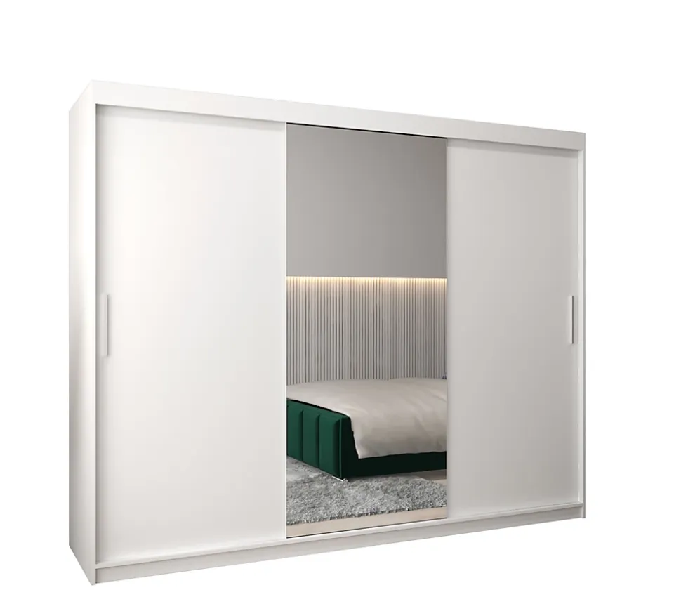 Armoire TOKYO 1 à portes coulissantes H. 200 x L. 250 x P. 62, 3 portes