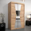 Armoire Tokyo 2 à portes coulissantes H. 200 x L. 120 x P. 62, 2 portes