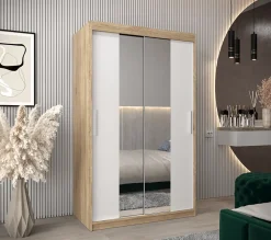 Armoire TOKYO 1 à portes coulissantes H. 200 x L. 120 x P. 62, 2 portes