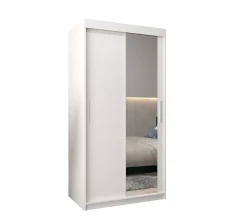 Armoire Tokyo 2 à portes coulissantes H. 200 x L. 100 x P. 62, 2 portes