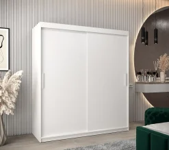 Armoire TOKYO à portes coulissantes H. 200 x L. 180 x P. 62, 2 portes