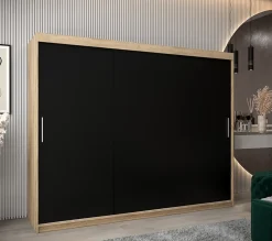 Armoire TOKYO à portes coulissantes H. 200 x L. 250 x P. 62, 3 portes