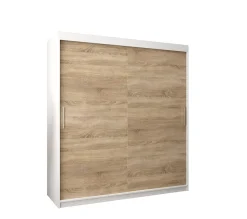 Armoire TOKYO à portes coulissantes H. 200 x L. 180 x P. 62, 2 portes