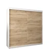 Armoire TOKYO à portes coulissantes H. 200 x L. 200 x P. 62, 2 portes