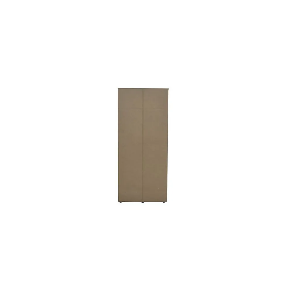 Armoire TOM 2 portes Chene Sonoma Avec miroir L80 x H185 cm