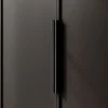 Armoire une porte avec tringle 50 cm FRAME noir
