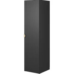 Armoire une porte avec tringle 50 cm FRAME noir